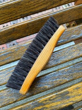 Empire No. 980 💯% Horse Hair Shoe brush wood handle shine buff polish